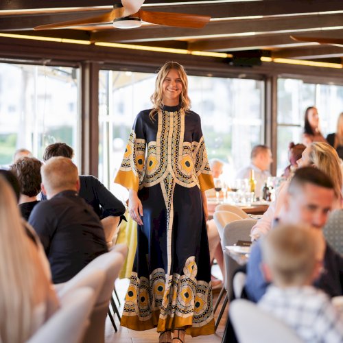 Two ways to wear it. One standout moment. ✨

The Magnifico Dress by @ladoublej on the runway debut at our fashion show. Turning heads for all the right reasons. 

Featuring a bold Art Deco print, flowing waterfall sleeves, and a clever reversible design.

Wear it with a high neckline and back ties for a sleek silhouette or reverse it for an open décolleté and effortless elegance.

We offer personal assistance to make sure you find the perfect fit!

Browse the full La DoubleJ collection anytime on our website 
🔗 luxuryfinds.eu

🛍 Now available at Planta Market, Forum Marbella or online via our website (link in bio)

Which way would you wear it — high neck or open front? 🤍👇

#curatedbyluxury #marbellastyle #ladoublej #summerclothes #luxury